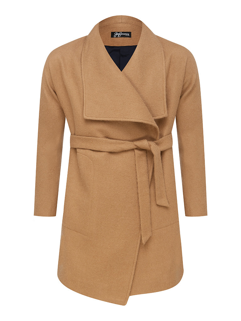 Camel Suri Duchess Wrap