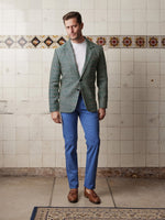 Green Peacock Feather Jacket