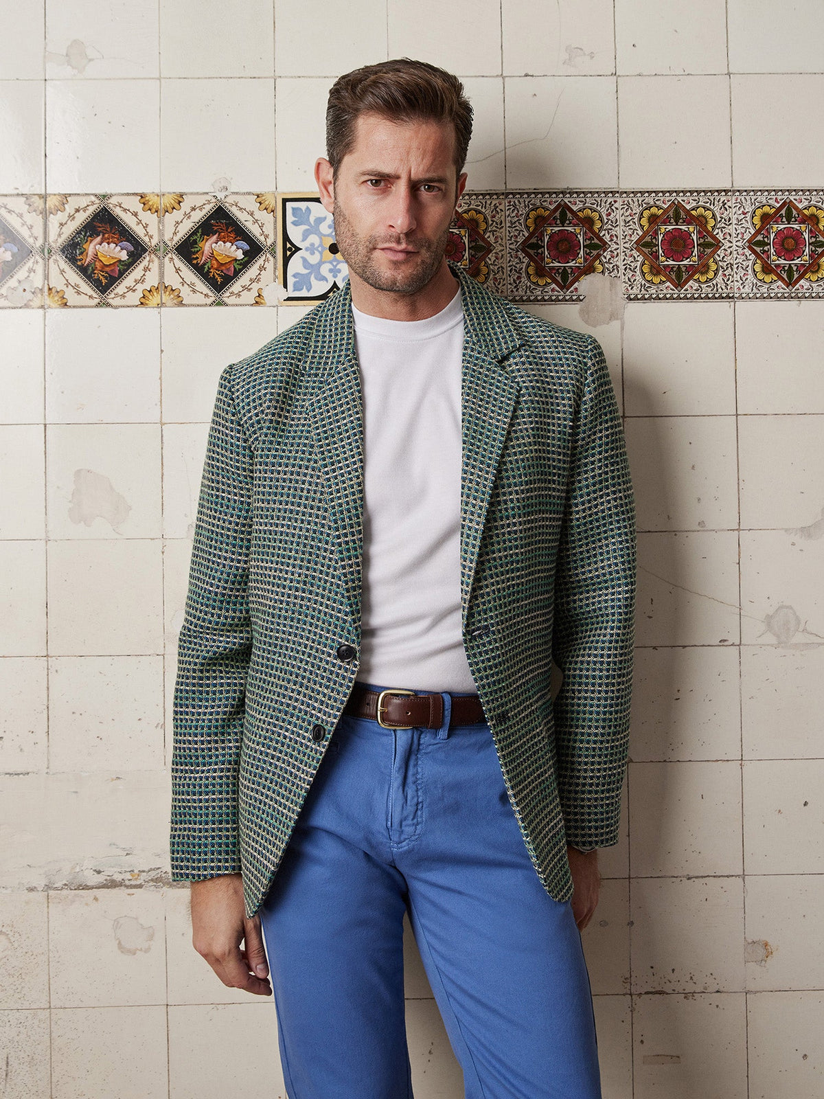 Green Peacock Feather Jacket