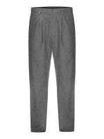 Charcoal Non Crush Linen Trousers - Joe Bananas | Australia
