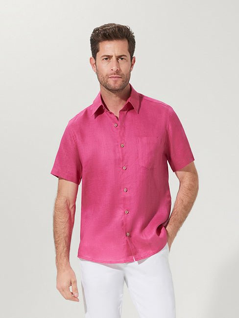 hot pink dress shirt Hot Pink Linen 4XL