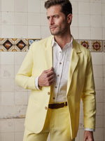 Lemon Linen & Silk Jacket - Joe Bananas | Australia