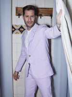 Lilac Linen & Silk Jacket - Joe Bananas | Australia