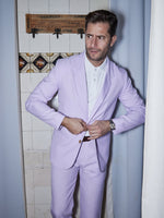 Lilac Linen & Silk Jacket - Joe Bananas | Australia