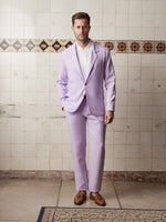 Lilac Linen & Silk Suit - Joe Bananas | Australia