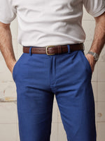 Ocean Blue Linen & Silk Trousers - Joe Bananas | Australia