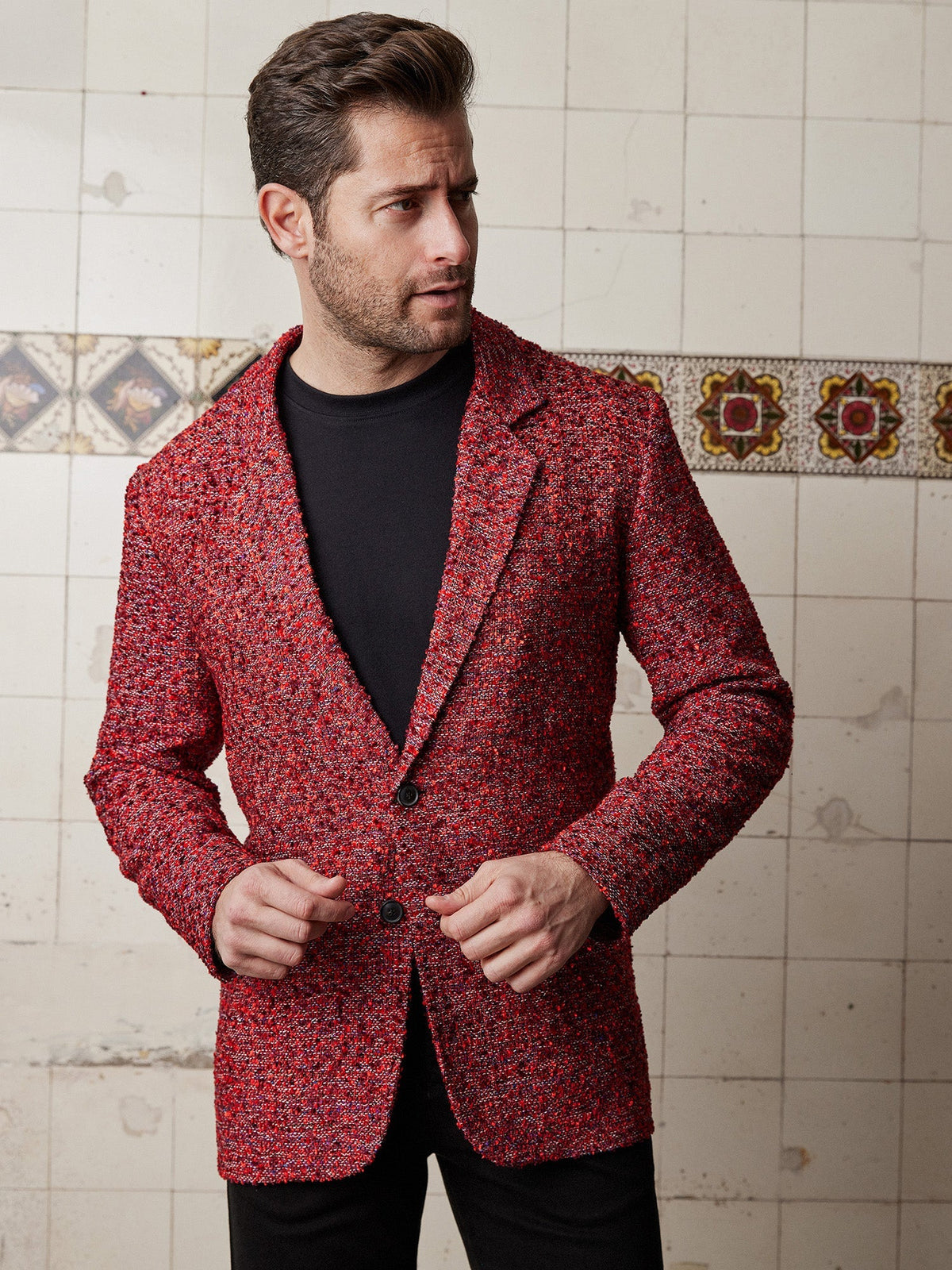 Red Landscape Jacket - Joe Bananas | Australia