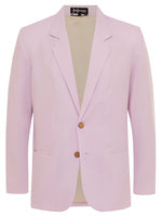 Soft Pink Linen & Silk Jacket - Joe Bananas | Australia
