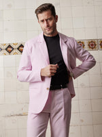 Soft Pink Linen & Silk Suit - Joe Bananas | Australia