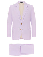 Lilac Linen & Silk Suit