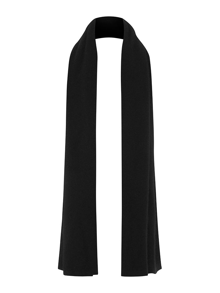 Jet Black Brushtail Scarf