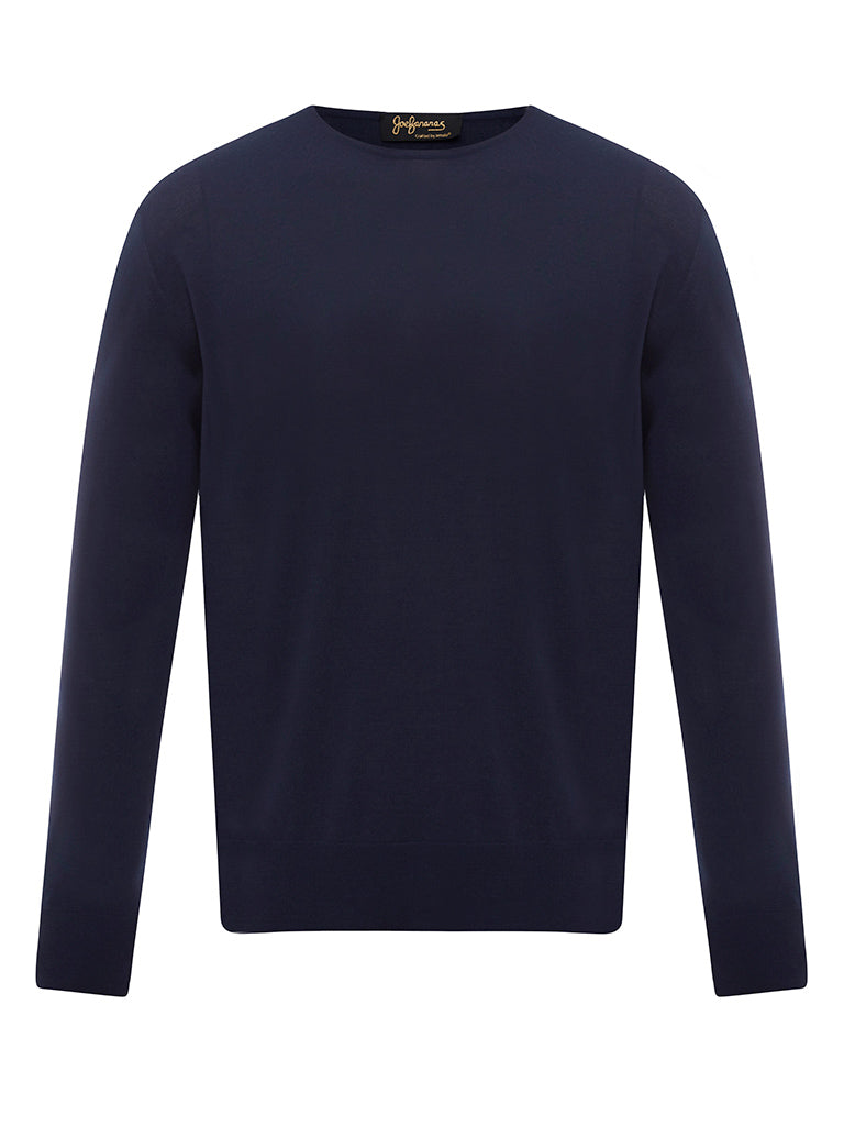 Golden Fibre Navy Crew Neck