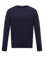 Golden Fibre Navy Crew Neck