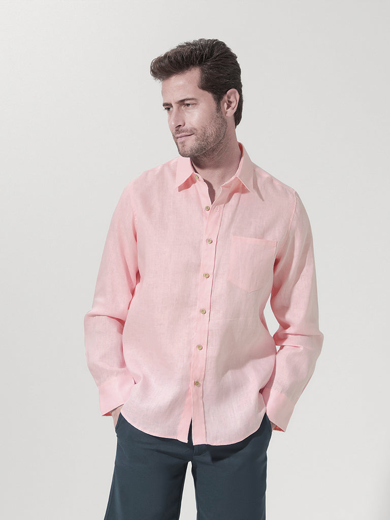 Orchid Pink Linen