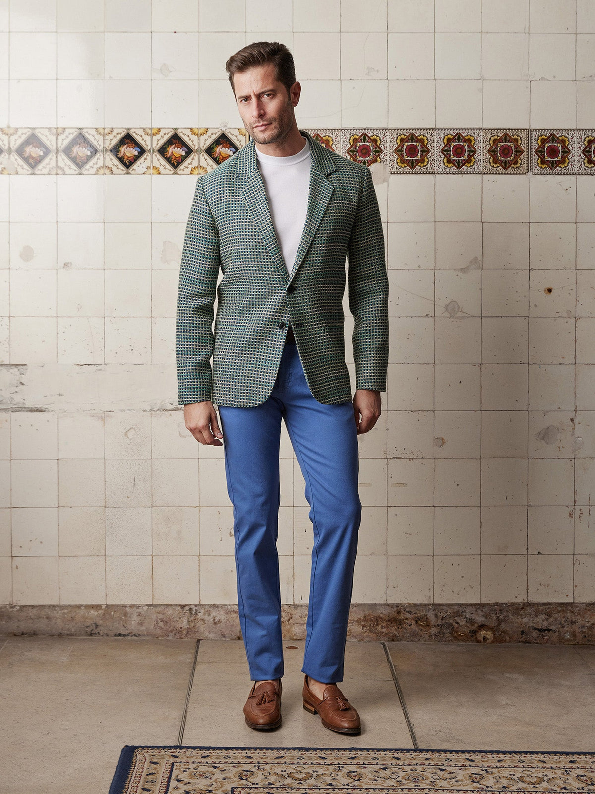 Green Peacock Feather Jacket