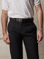 Black Linen & Silk Trousers - Joe Bananas | Australia