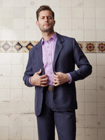 Indigo Linen & Silk Jacket - Joe Bananas | Australia