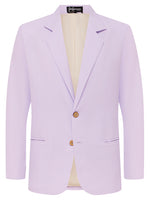Lilac Linen & Silk Jacket