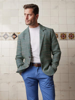 Green Peacock Feather Jacket