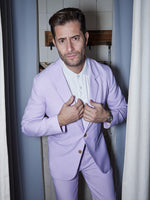Lilac Linen & Silk Jacket - Joe Bananas | Australia