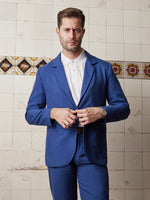 Ocean Blue Linen & Silk Jacket - Joe Bananas | Australia