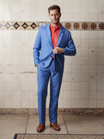 Regatta Blue Linen & Silk Suit - Joe Bananas | Australia