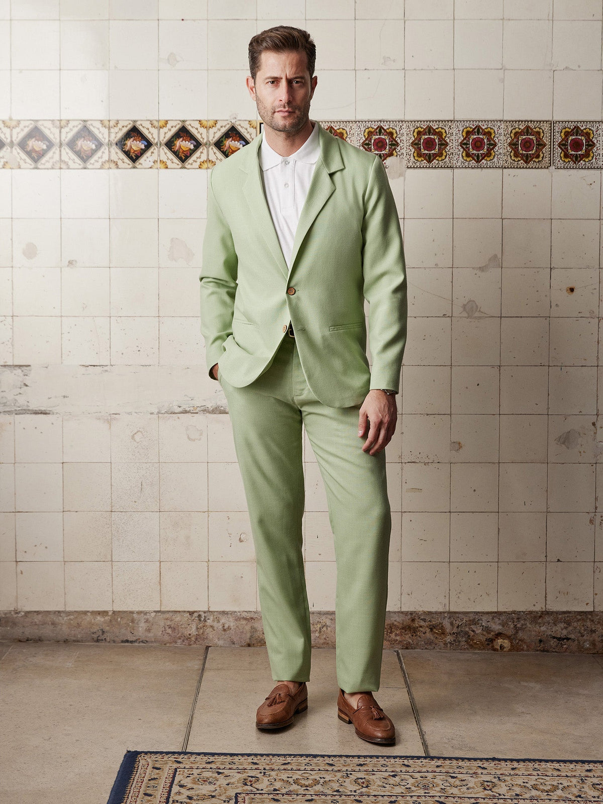 Sage Linen & Silk Suit - Joe Bananas | Australia