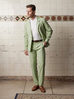 Sage Linen & Silk Trousers - Joe Bananas | Australia