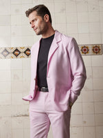 Soft Pink Linen & Silk Jacket - Joe Bananas | Australia