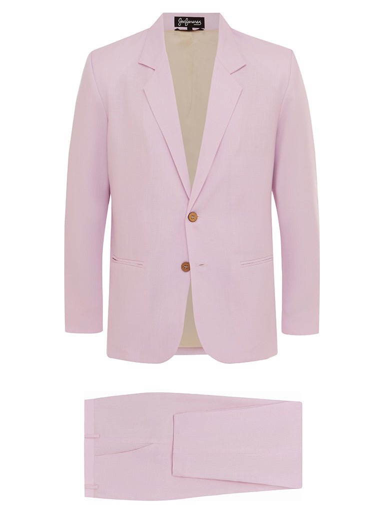 Soft Pink Linen & Silk Suit - Joe Bananas | Australia