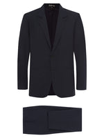 Indigo Linen & Silk Suit