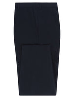 Black Linen & Silk Trousers