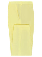 Lemon Linen & Silk Trousers
