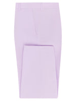 Lilac Linen & Silk Trousers
