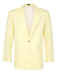 Lemon Spread Linen Jacket