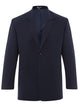 Navy Silk Crepe Suit