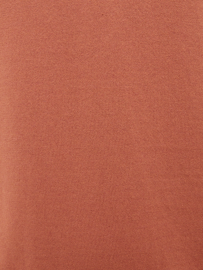 Terracotta Cotton Suri Polo Sweater