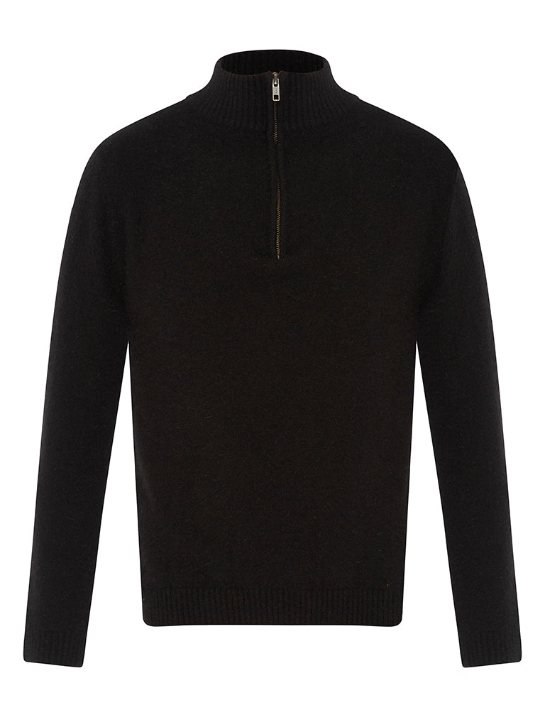 Jet Black Brushtail Sweater