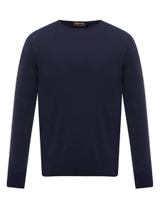 Golden Fibre Navy Crew Neck