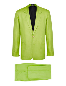 Lime Linen Suit