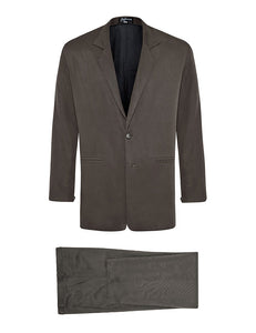 Charcoal Silk Twill Suit