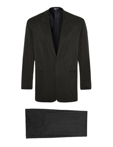 Black Silk Twill Suit