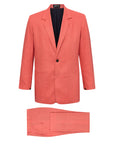 Coral Linen Suit